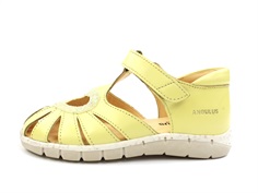 Angulus light yellow sandal with heart and glitter